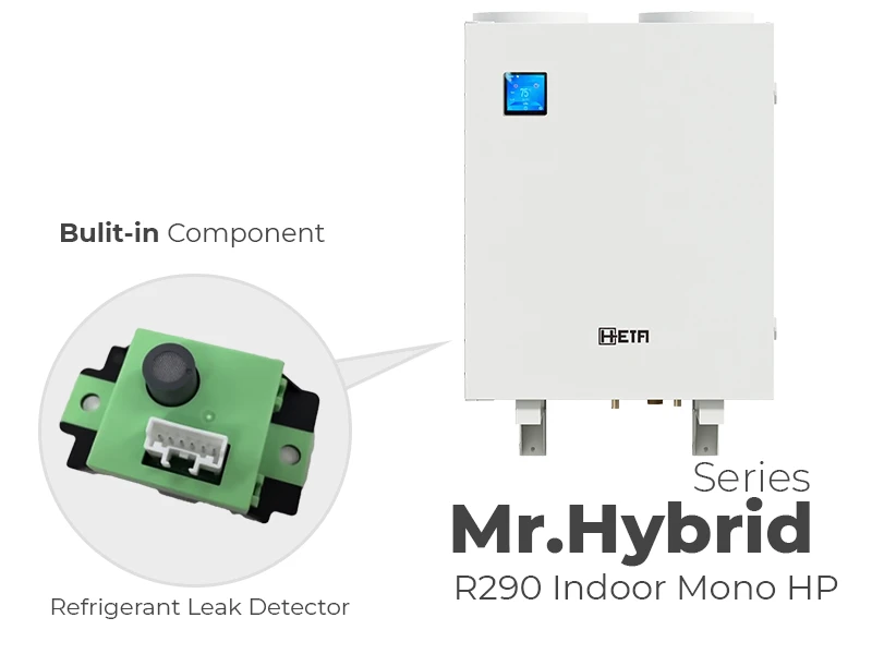 mr hybrid r290 built in refrigerant leak detector