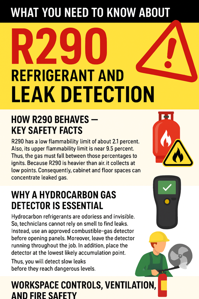 r290 refrigerant leak detector